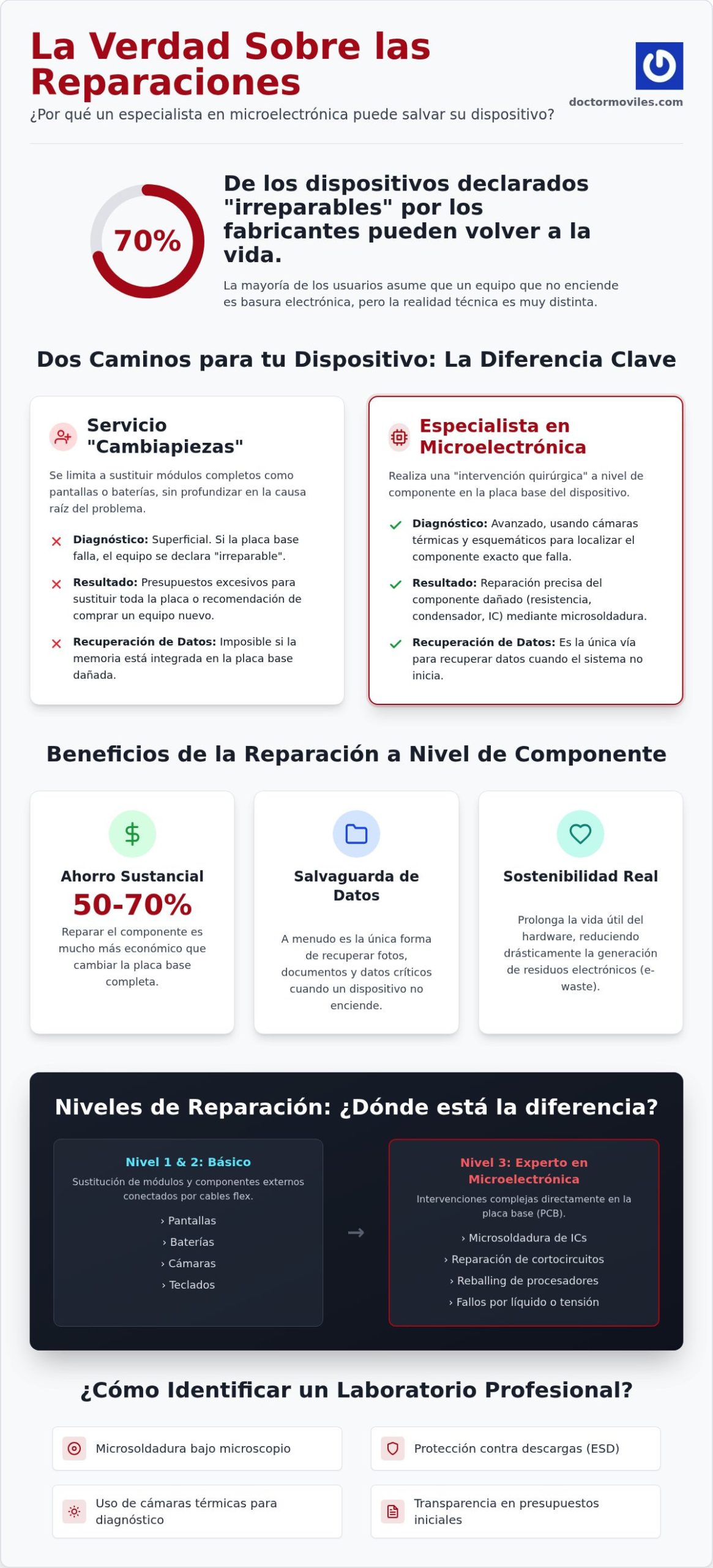 Servicio Técnico Especializado en Microelectrónica: Reparaciones de Precisión 2026