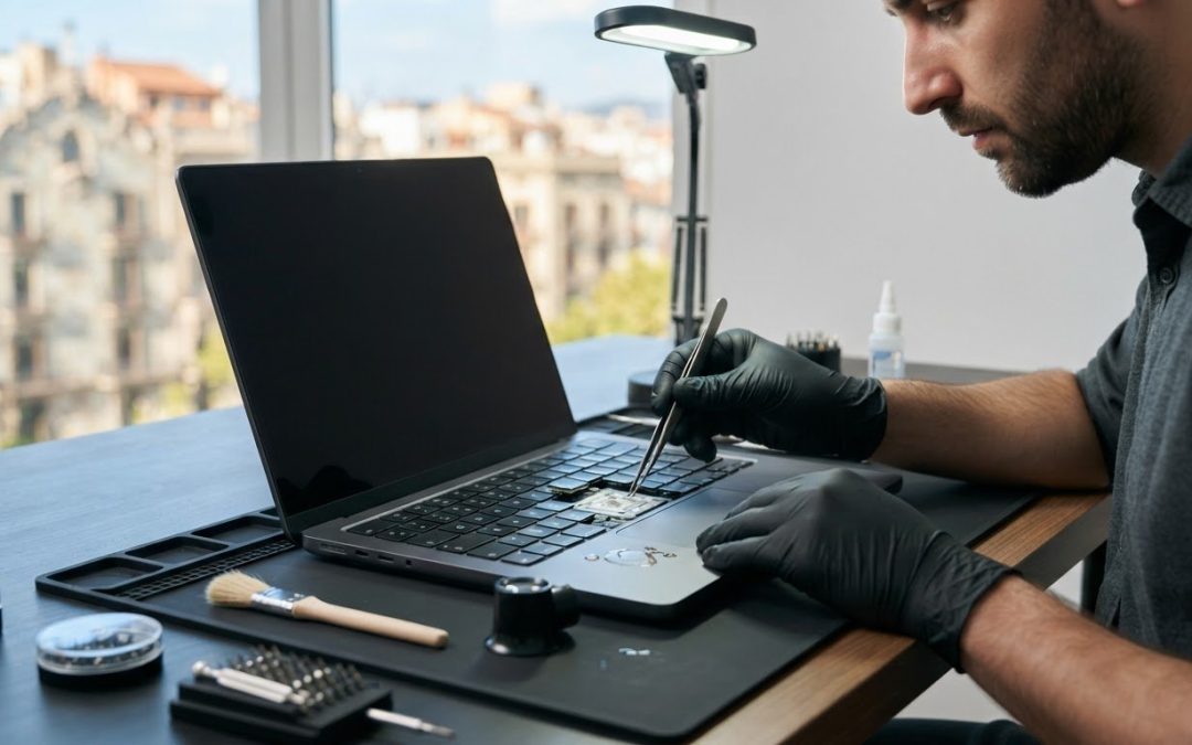 Arreglar teclado de portátil en Barcelona: diagnóstico y reparación